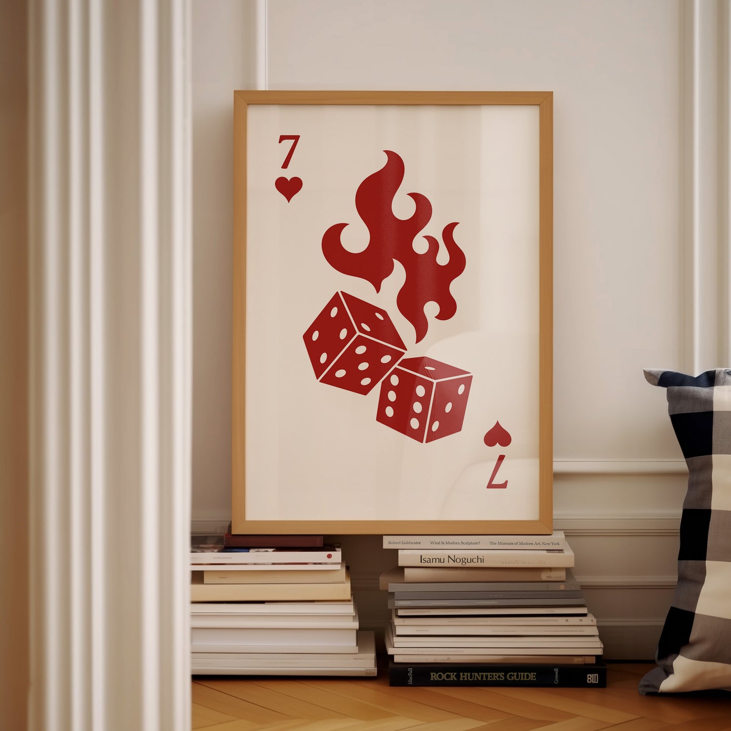 Lucky Dice Playing Card Poster