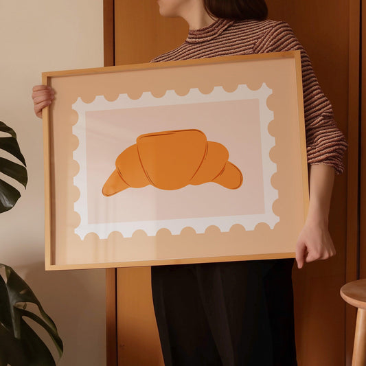 Croissant Horizontal Poster