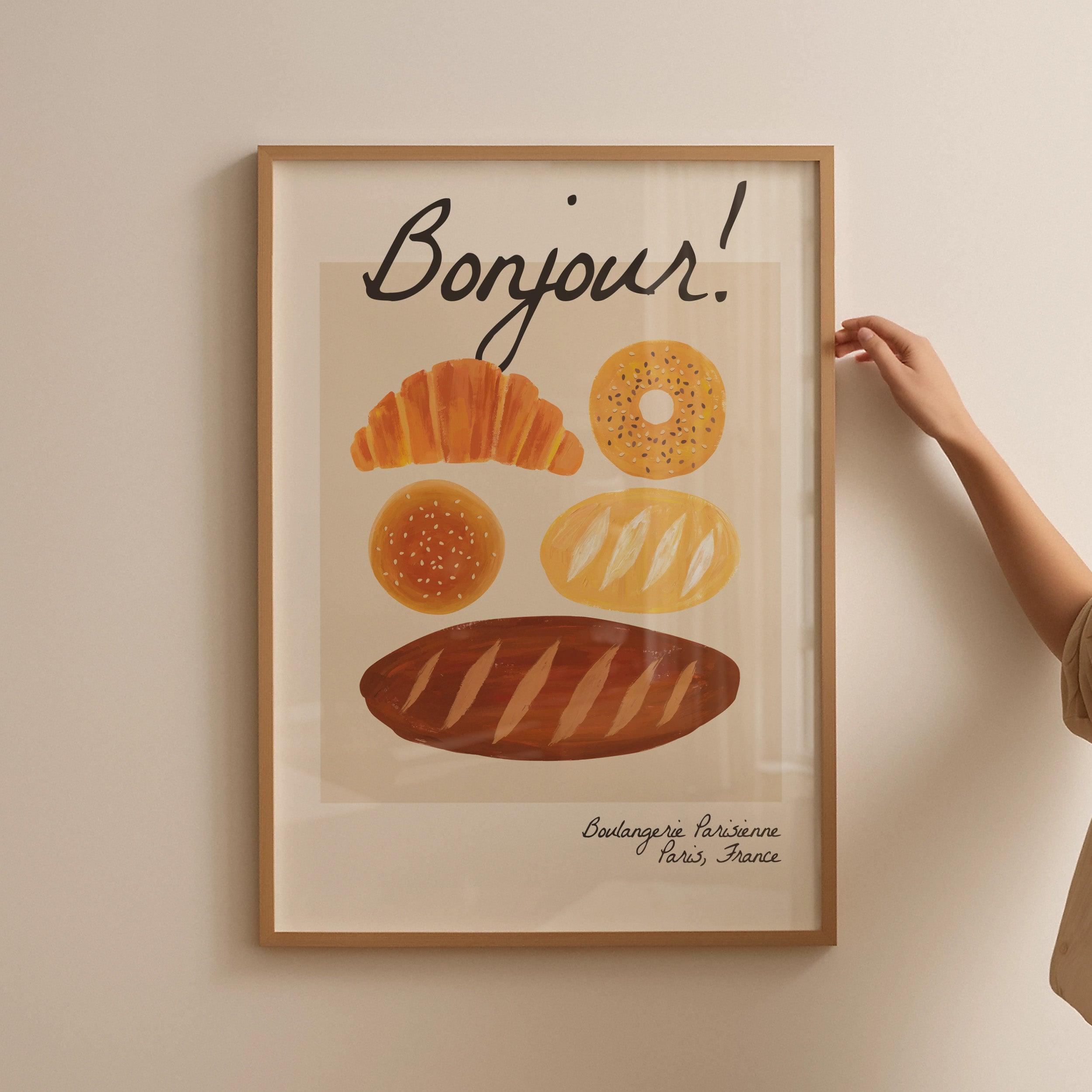Bonjour Breakfast Poster
