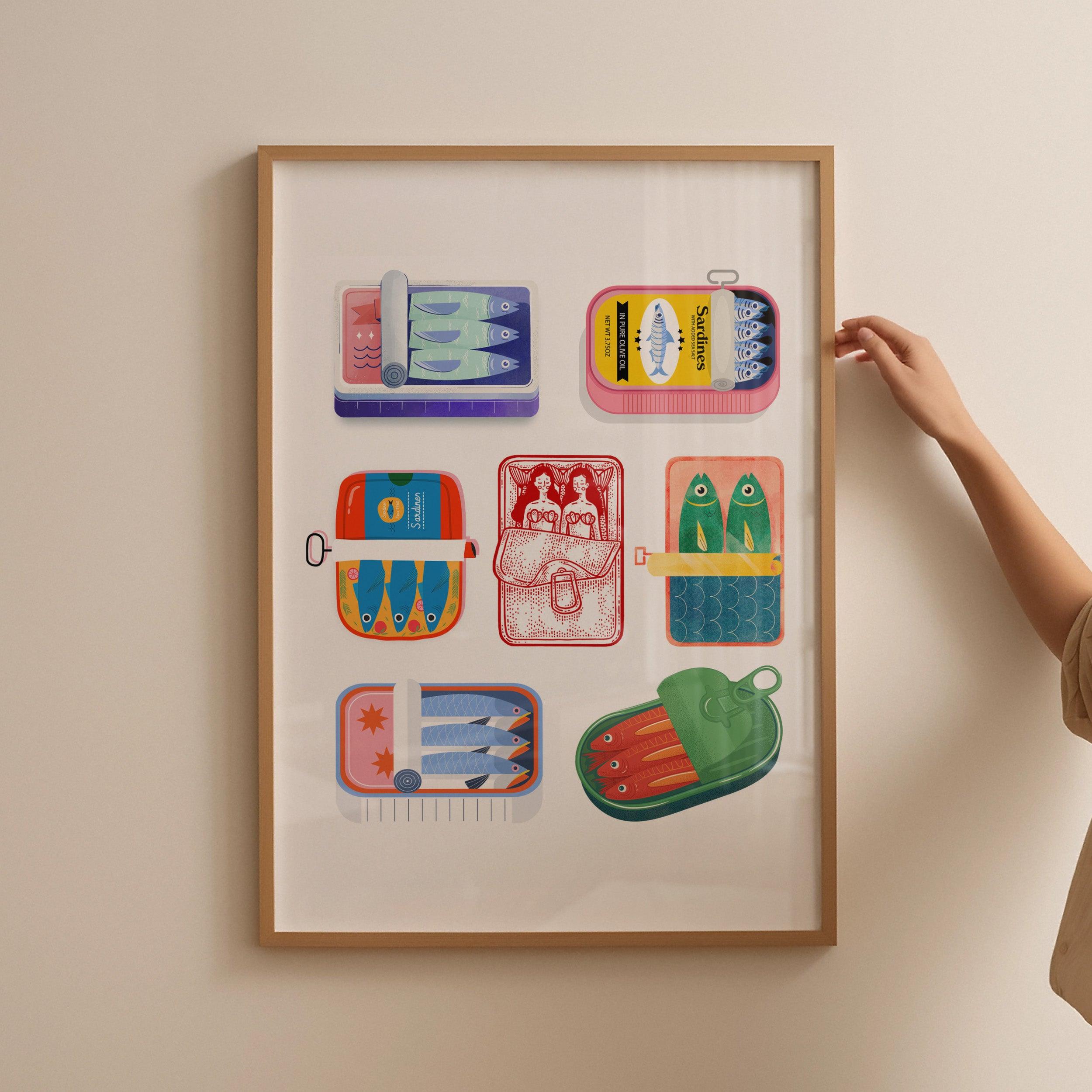Sardines Tin Poster