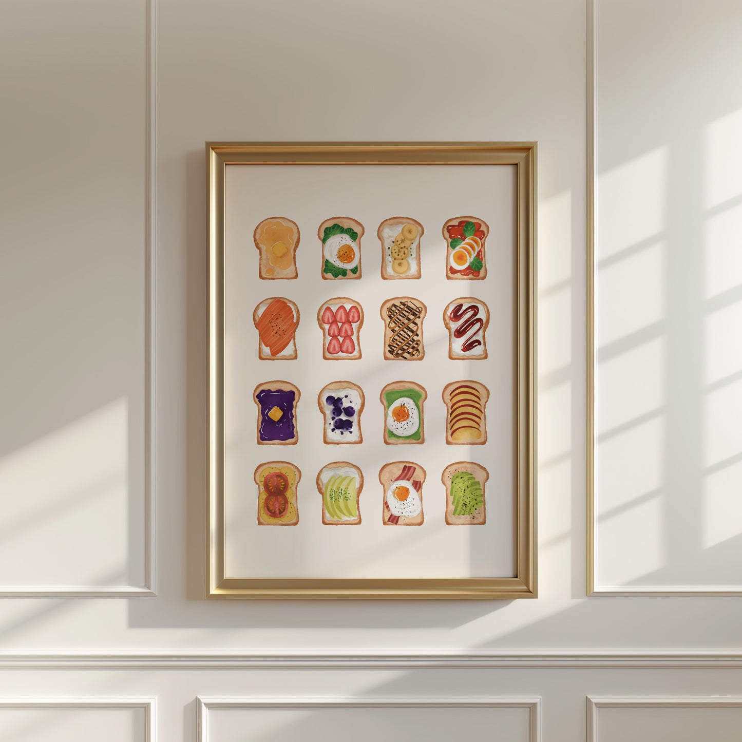 Everything Toast Breakfast Poster