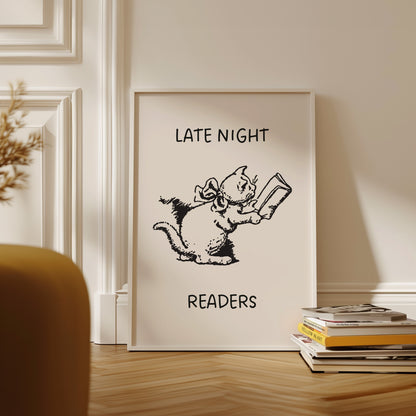Late Night Readers Poster
