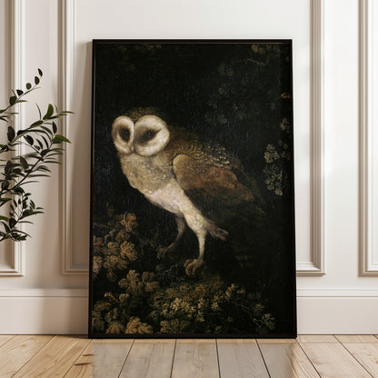 Owl Vintage Poster