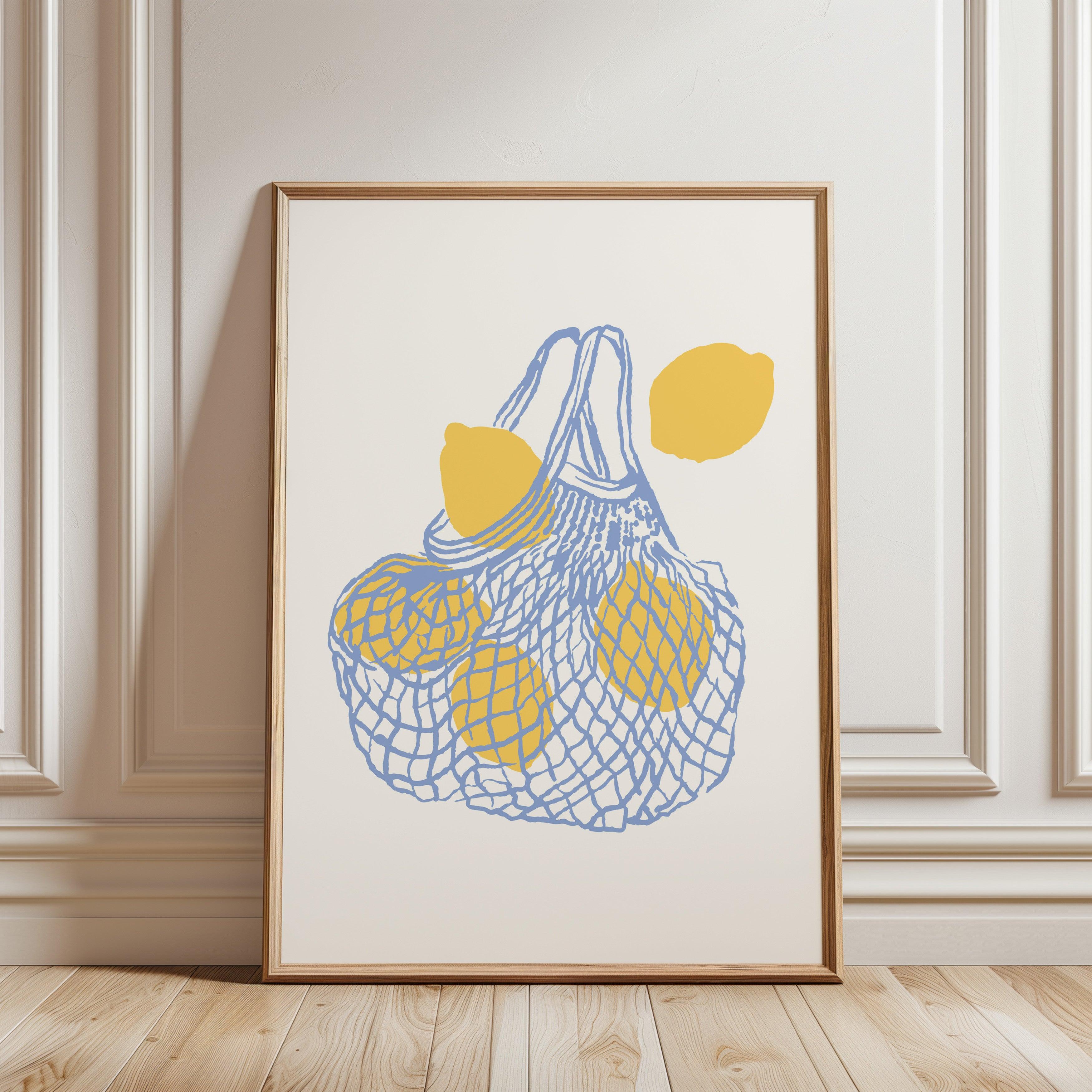 Bag of Lemon Poster