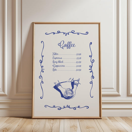 Coffee Menu Poster