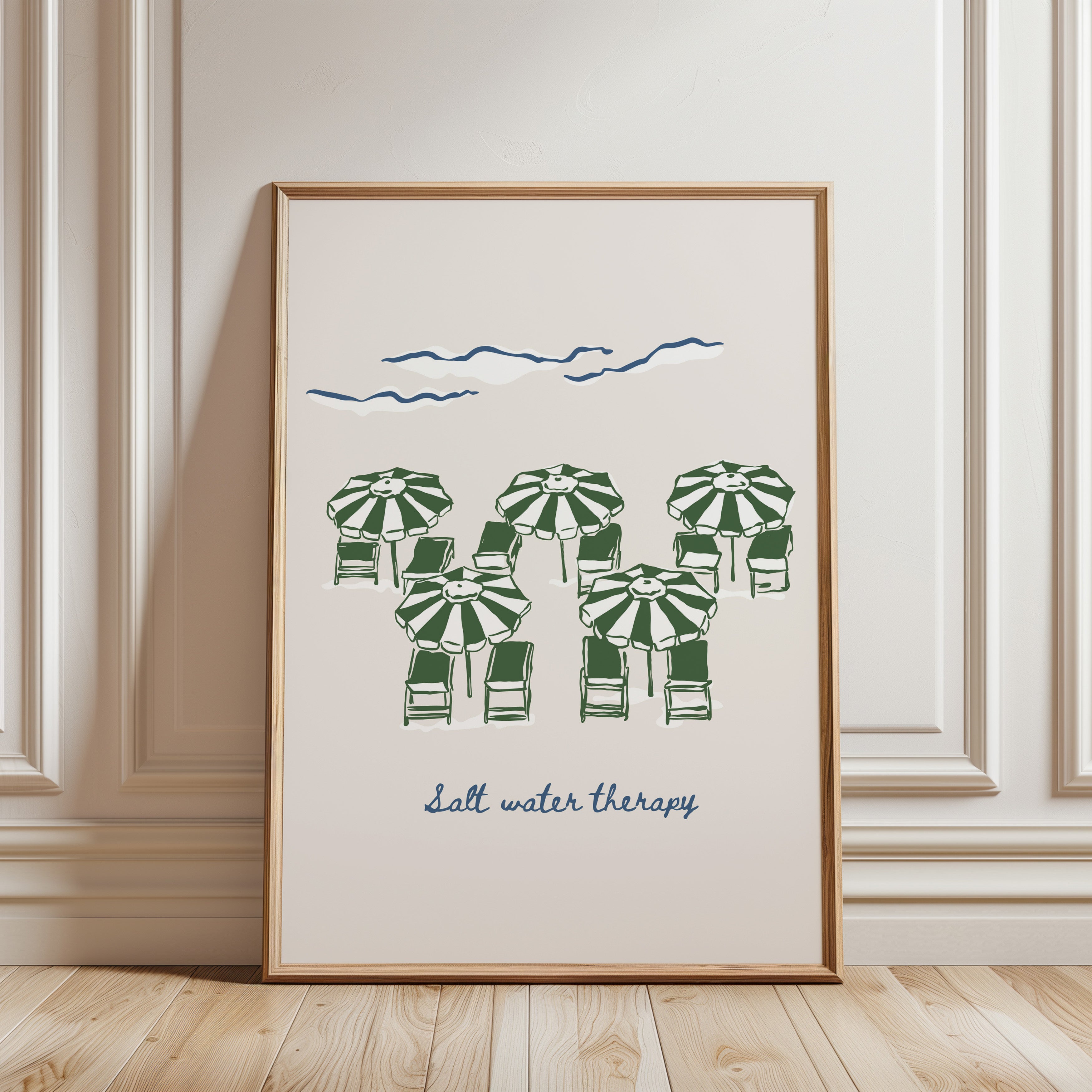 Salt Water Therapy Poster