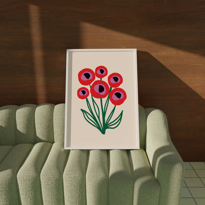 Poppy Flowers Poster