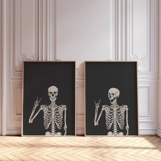 Halloween Skeleton Set of 2