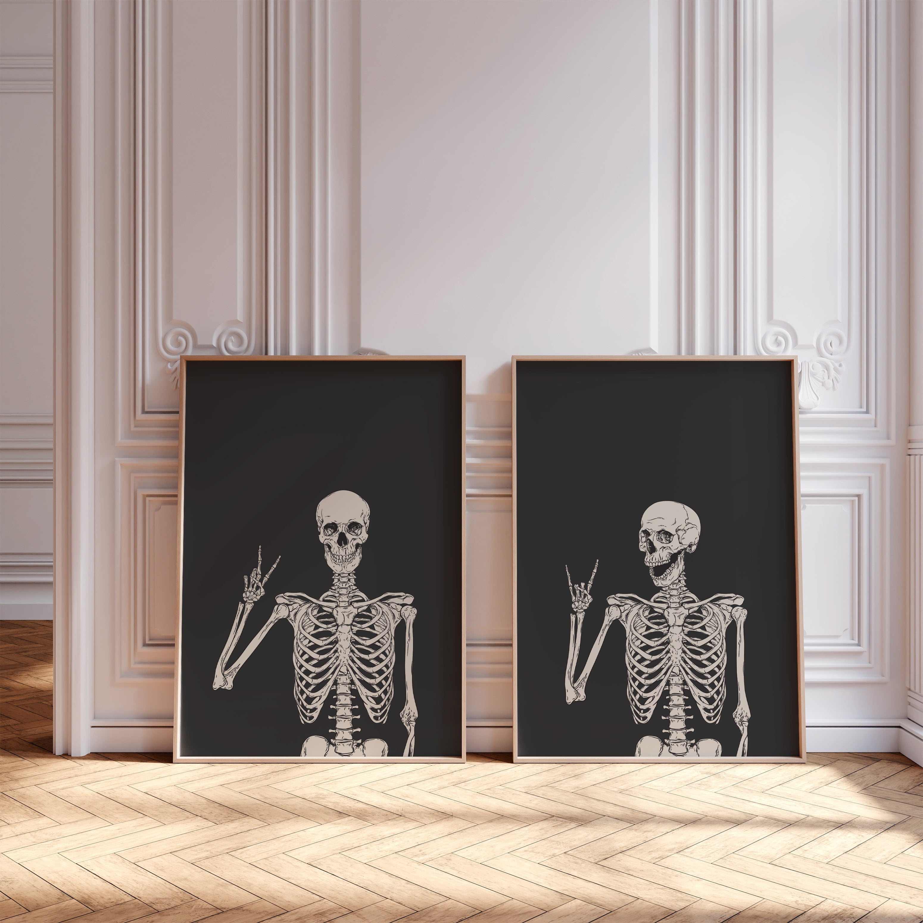 Spooky Halloween Set of 12 Prints