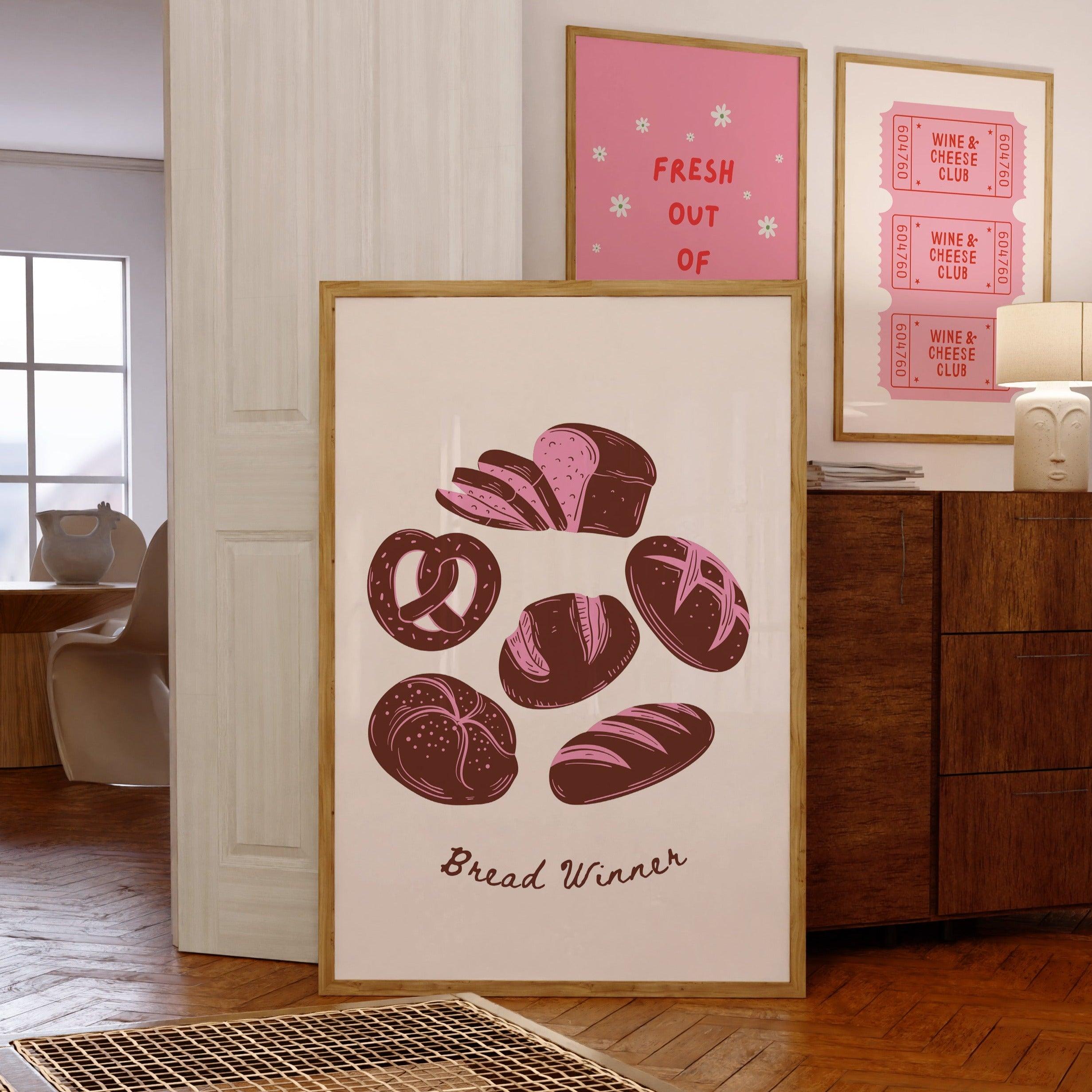 Bread Winner Brown Poster