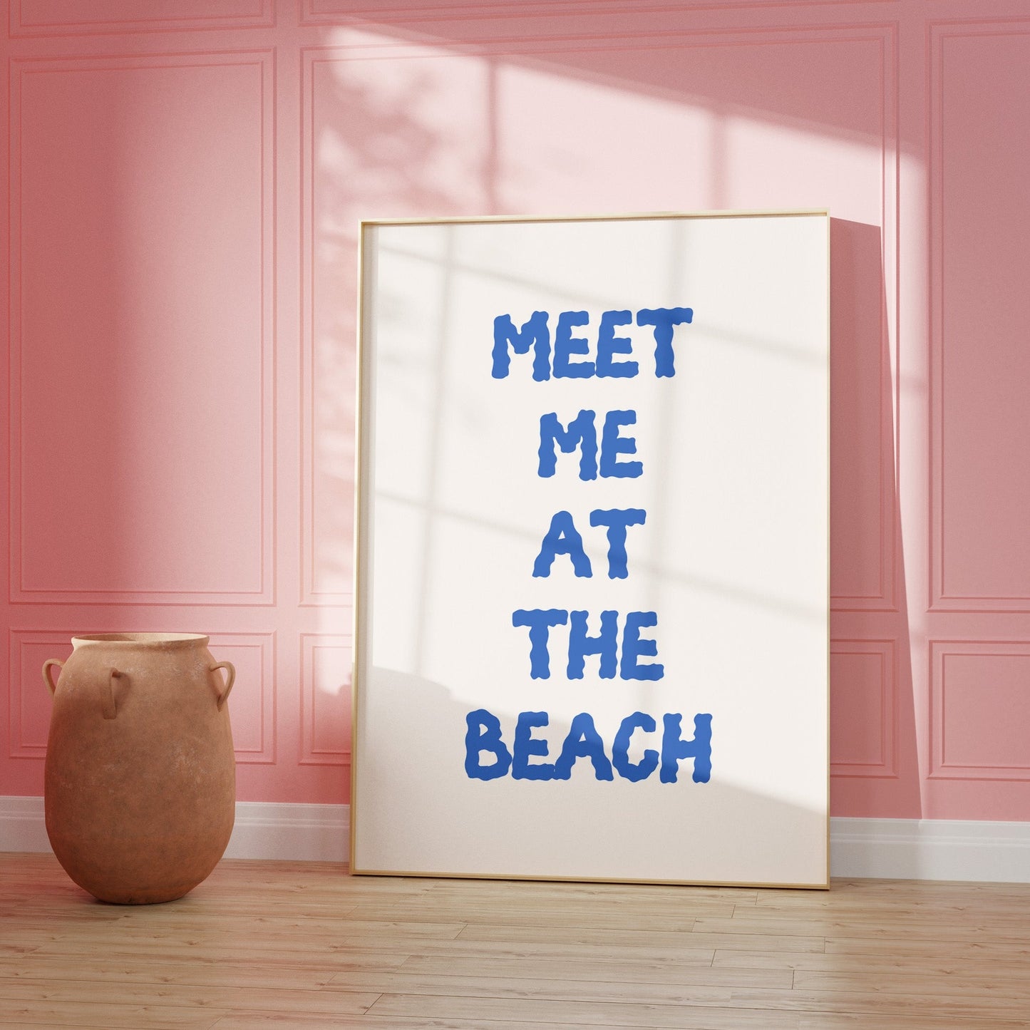 Meet Me At The Beach Poster