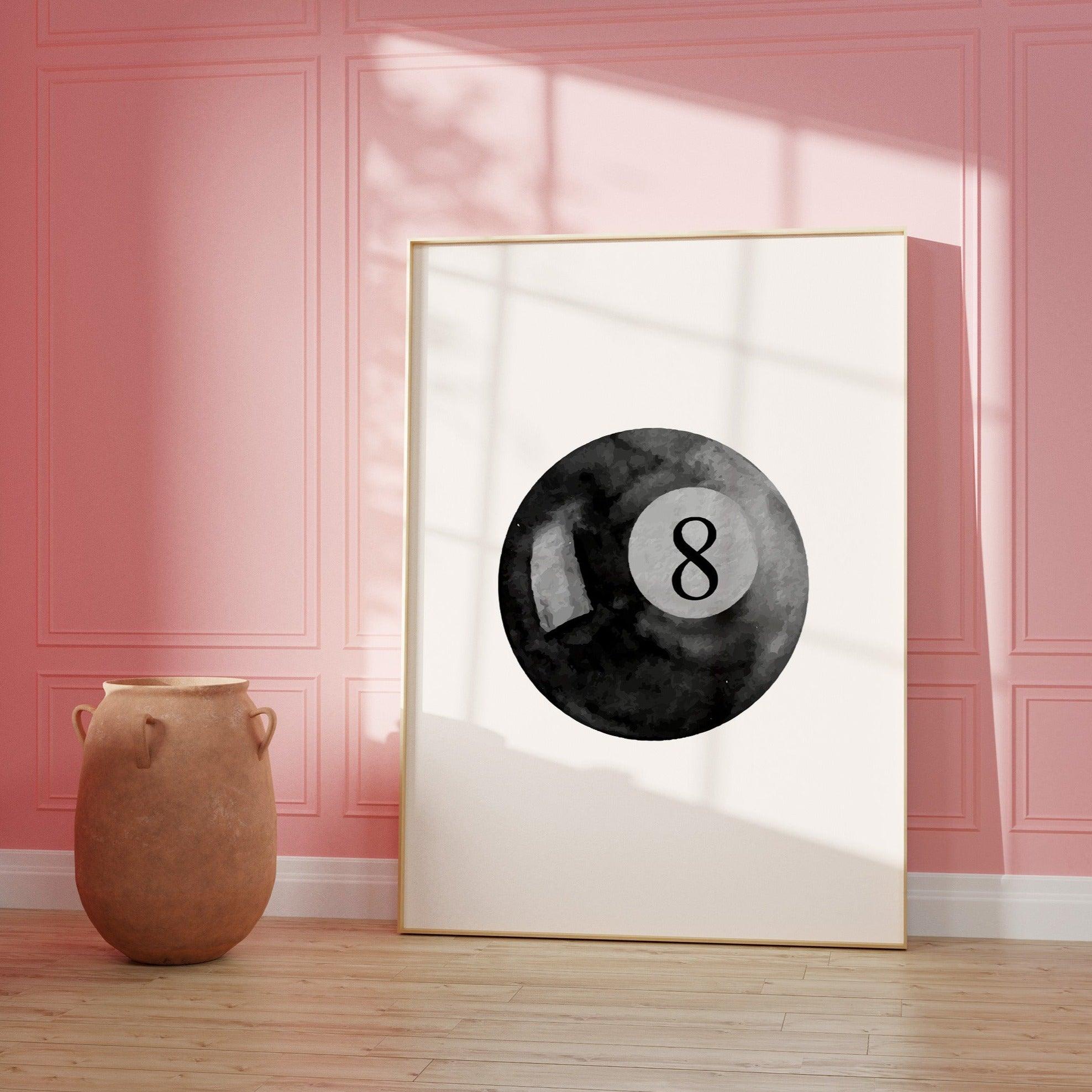 8 Lucky Ball Poster