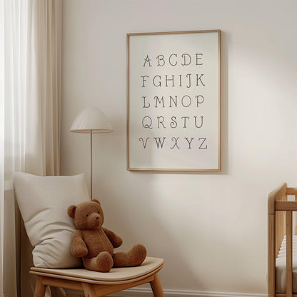 Alphabet Nursery Poster