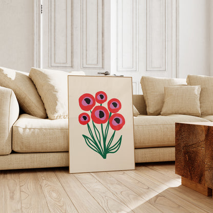 Poppy Flowers Poster